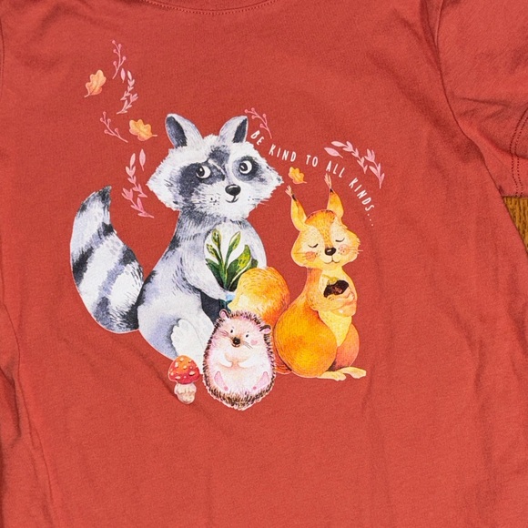 Old Navy Kids Coral Tee with Animal Print - Picture 2 of 4